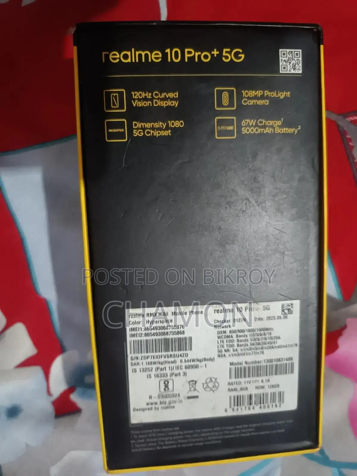 Realme 10 Pro+ 256 GB Rose Gold