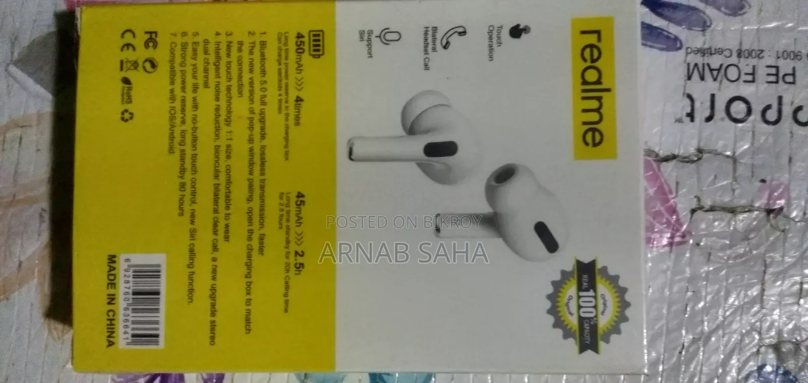 Bluetooth Headphone/Air Buds