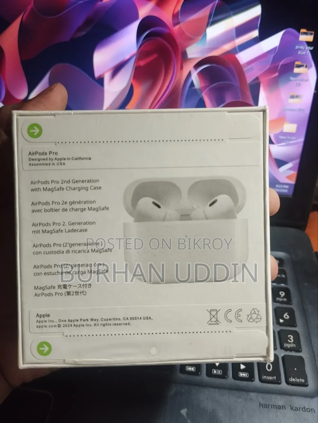 Airpods Pro 2nd Gen (Dubai Replica)