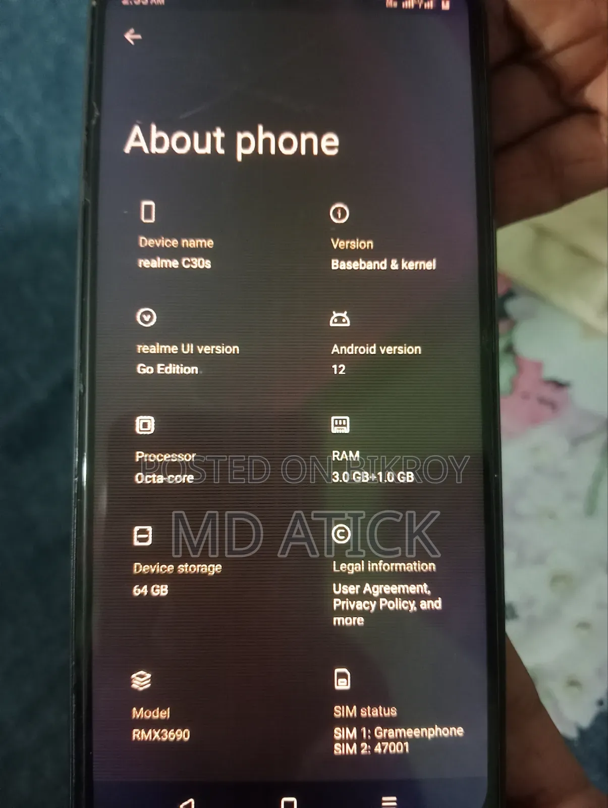 Realme C30s 64 GB Black