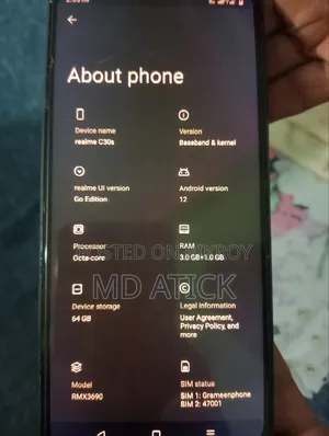Realme C30s 64 GB Black