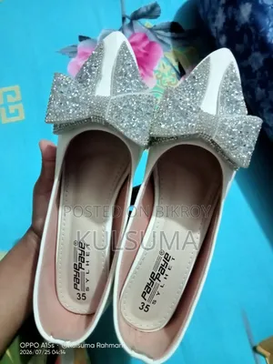 White Semi Heel Shoes