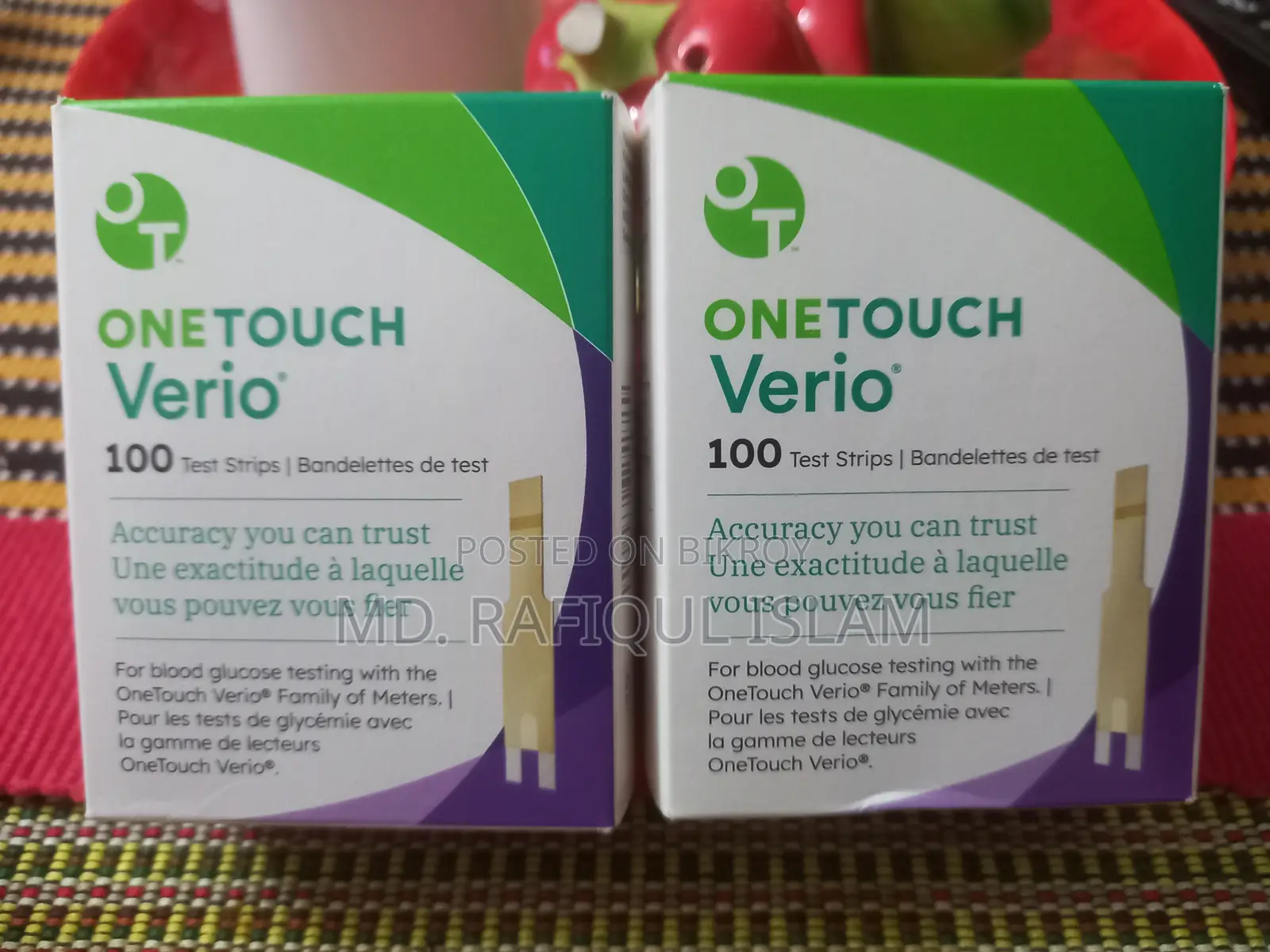 One Touch Verio - Insulin Strip - 50 Strips Per Container