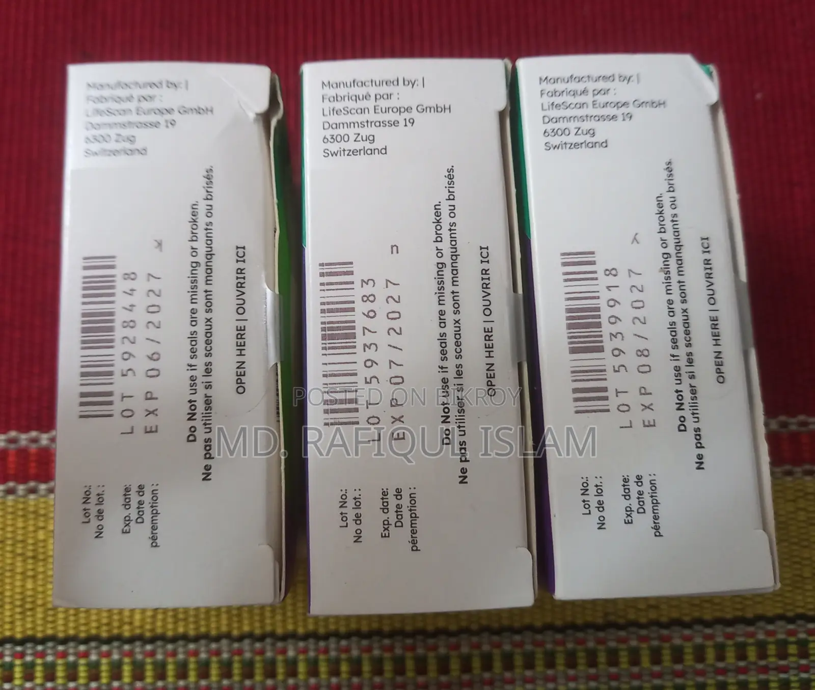 One Touch Verio - Insulin Strip - 50 Strips Per Container