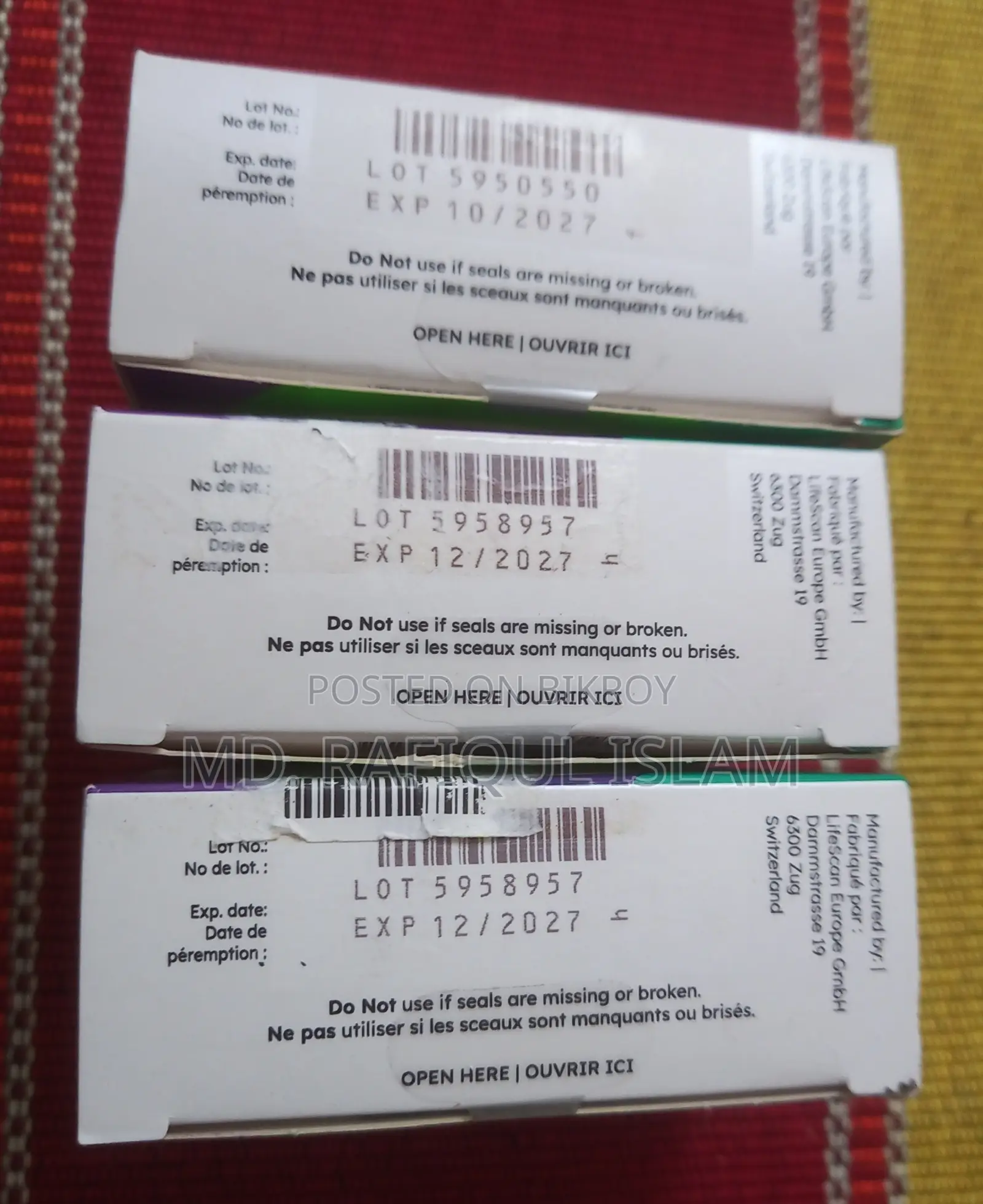 One Touch Verio - Insulin Strip - 50 Strips Per Container