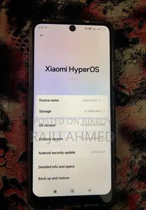 Xiaomi Redmi Note 12 128 GB Black