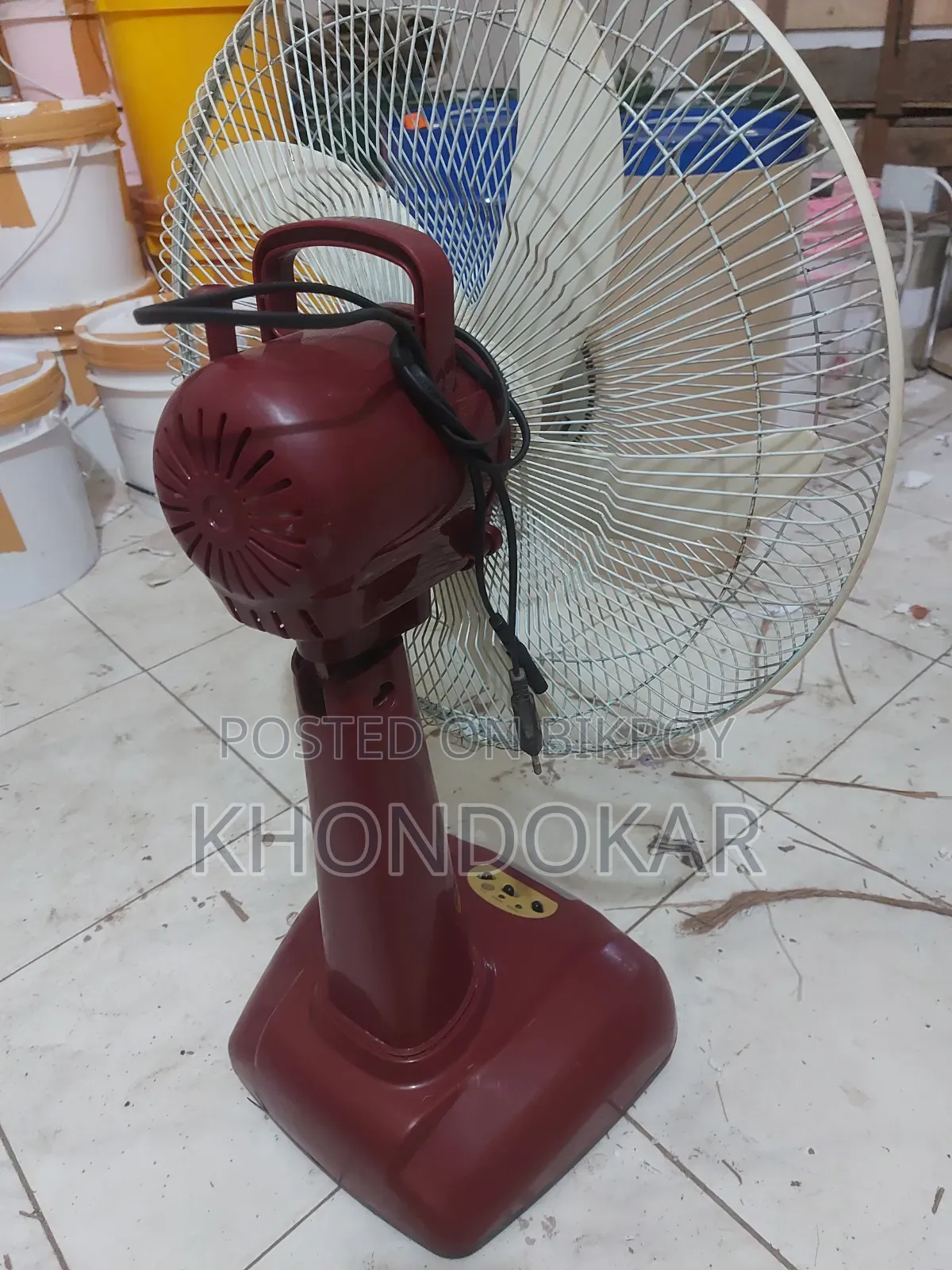 Three Hour Backup AC DC Fan