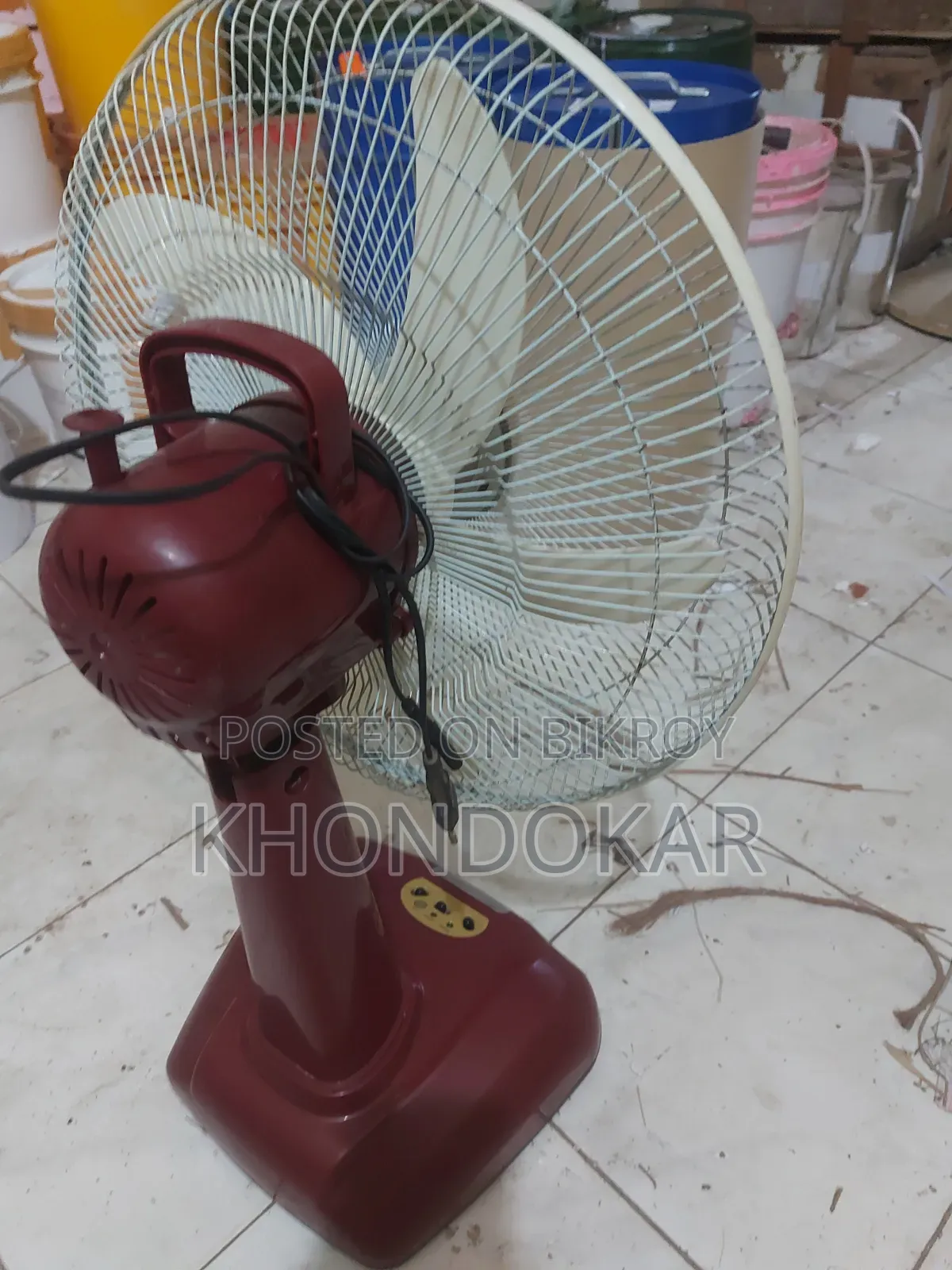 Three Hour Backup AC DC Fan