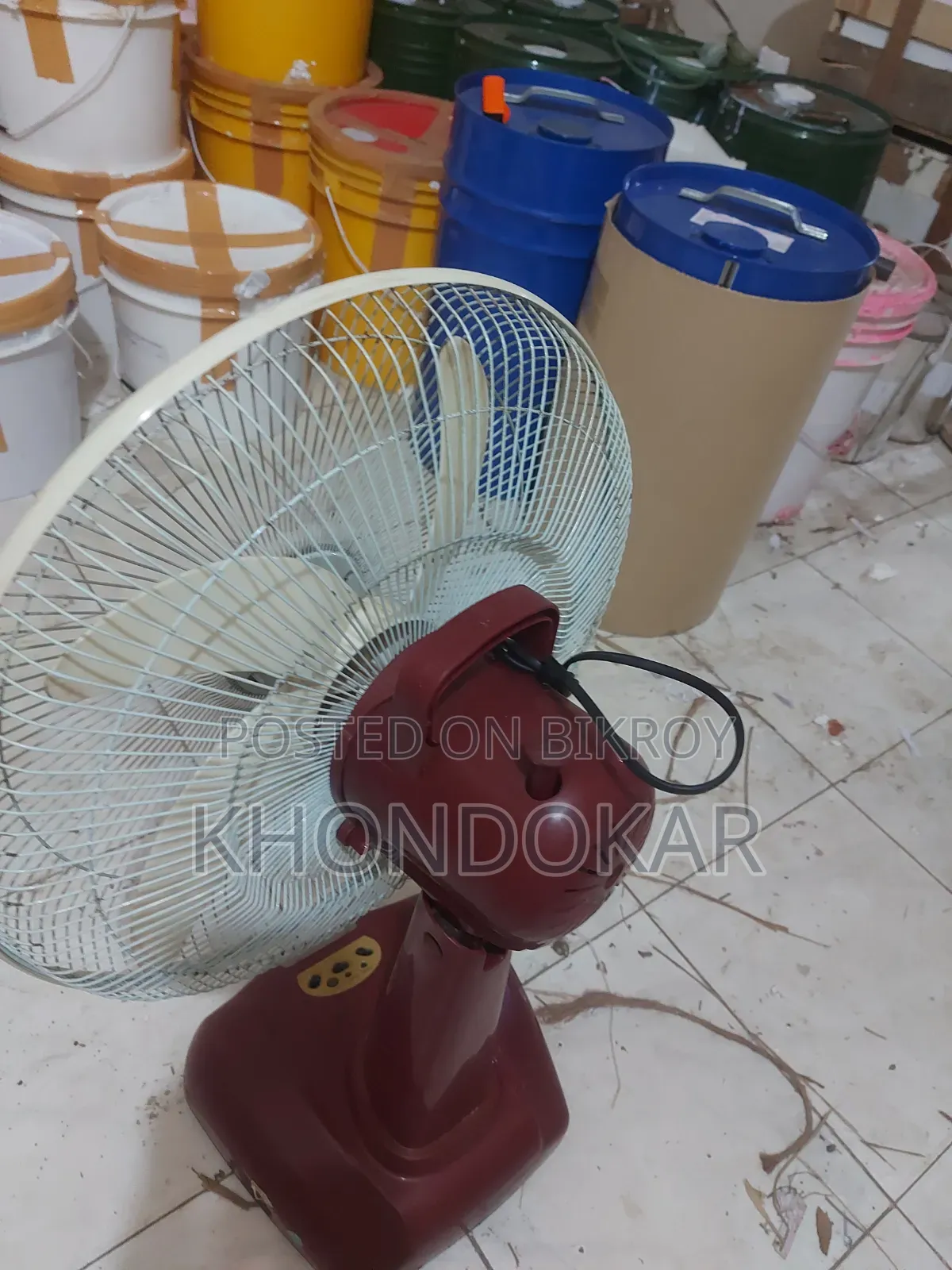 Three Hour Backup AC DC Fan