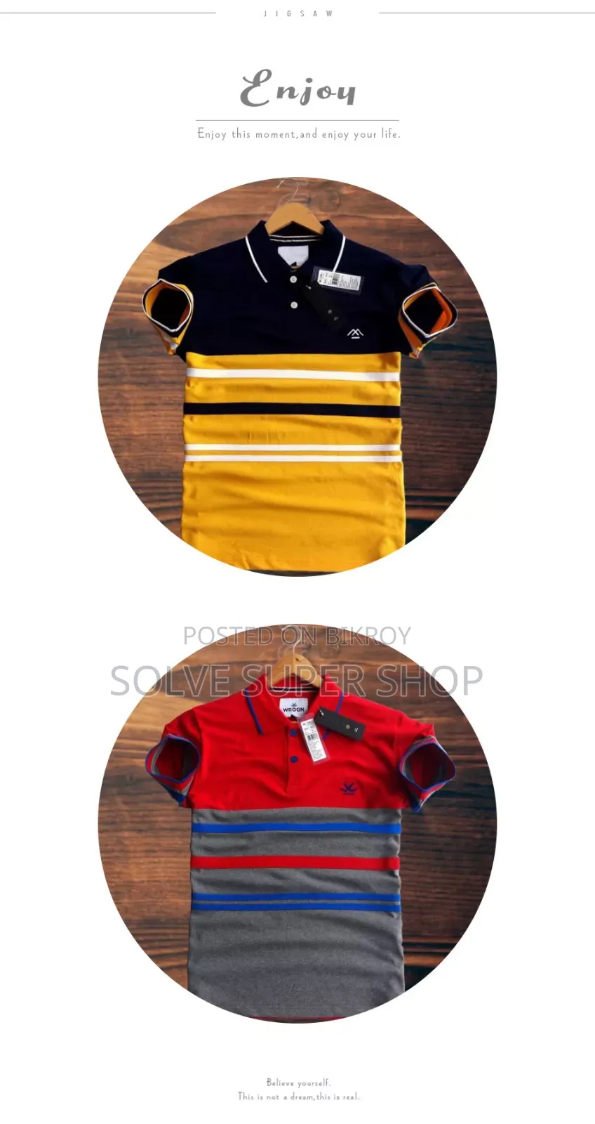 Premium Half Polo Shirt (Free Delivery)
