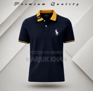 Premium Quality Dark Navy Blue POLO T-Shirt
