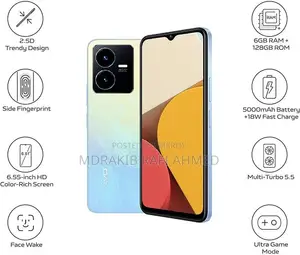 Vivo Y22s 128 GB Blue