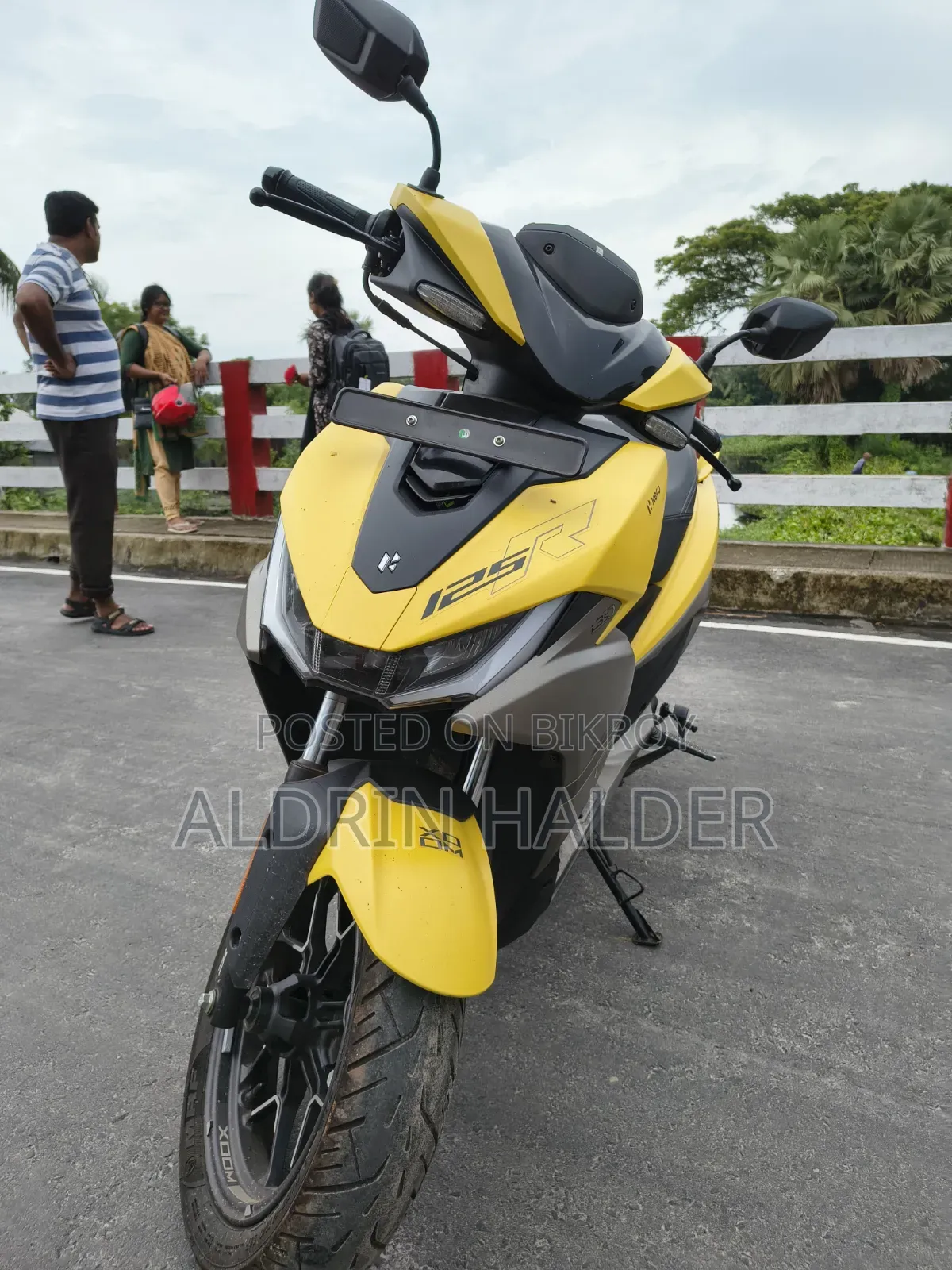 New Hero Xoom 125 2026 Yellow
