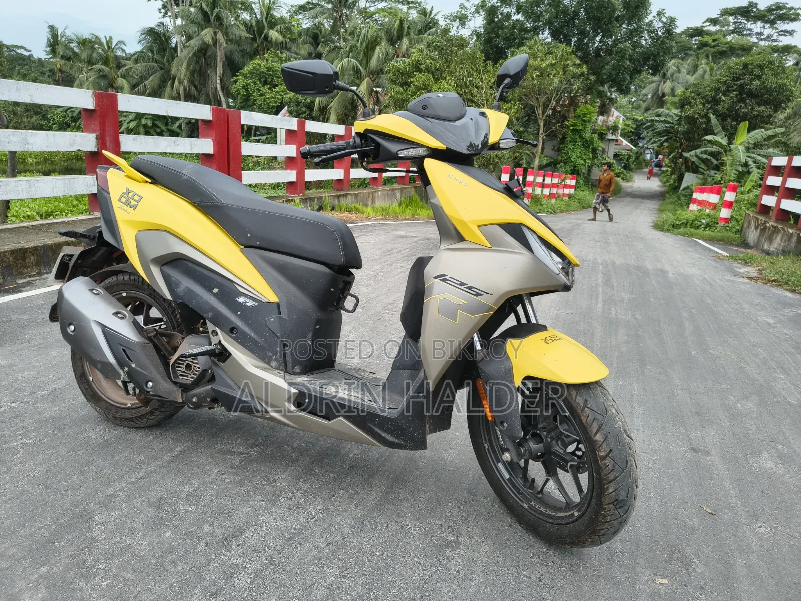 New Hero Xoom 125 2026 Yellow