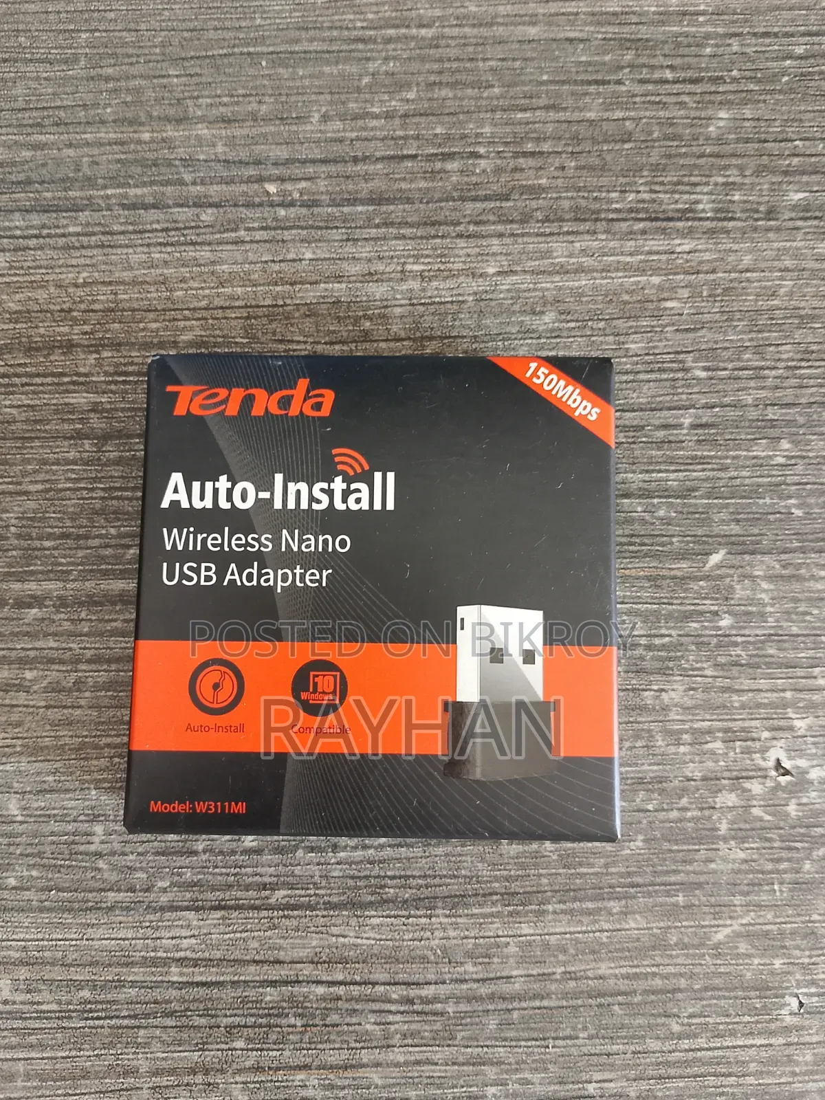 Tenda W311mi Auto-Install Wireless Nano USB Adapter 150mbps