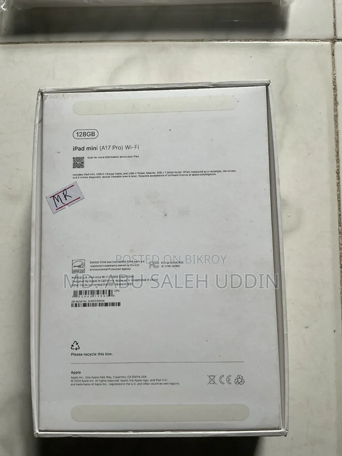Apple iPad Mini 7 128 GB Gray