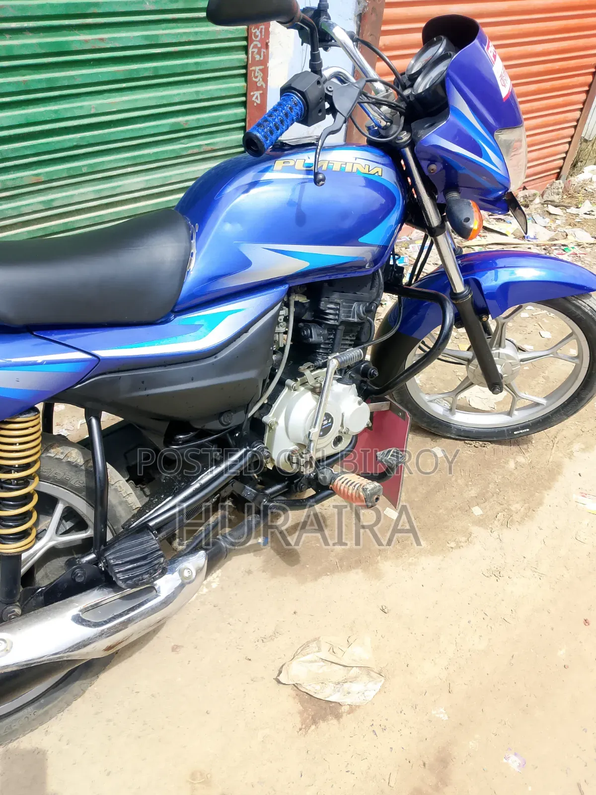 Bajaj Platina 100 2017 Green