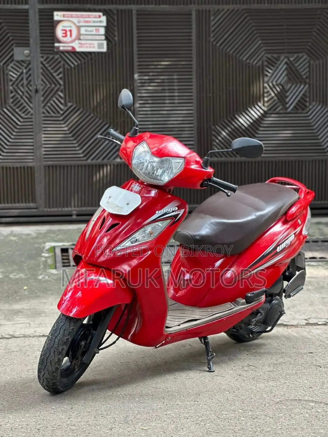TVS Wego 2020 Red