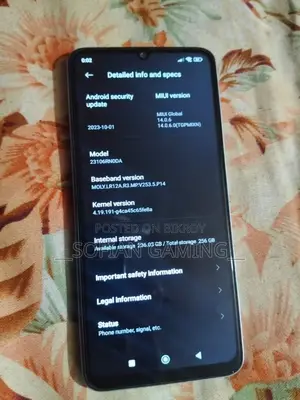 Xiaomi Redmi Note 13 256 GB Black