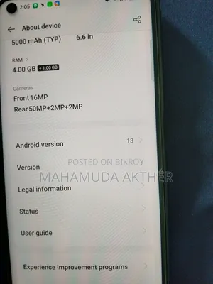 রিয়েলমি নারজো ৫০ ৬৪ জিবি ব্ল্যাক