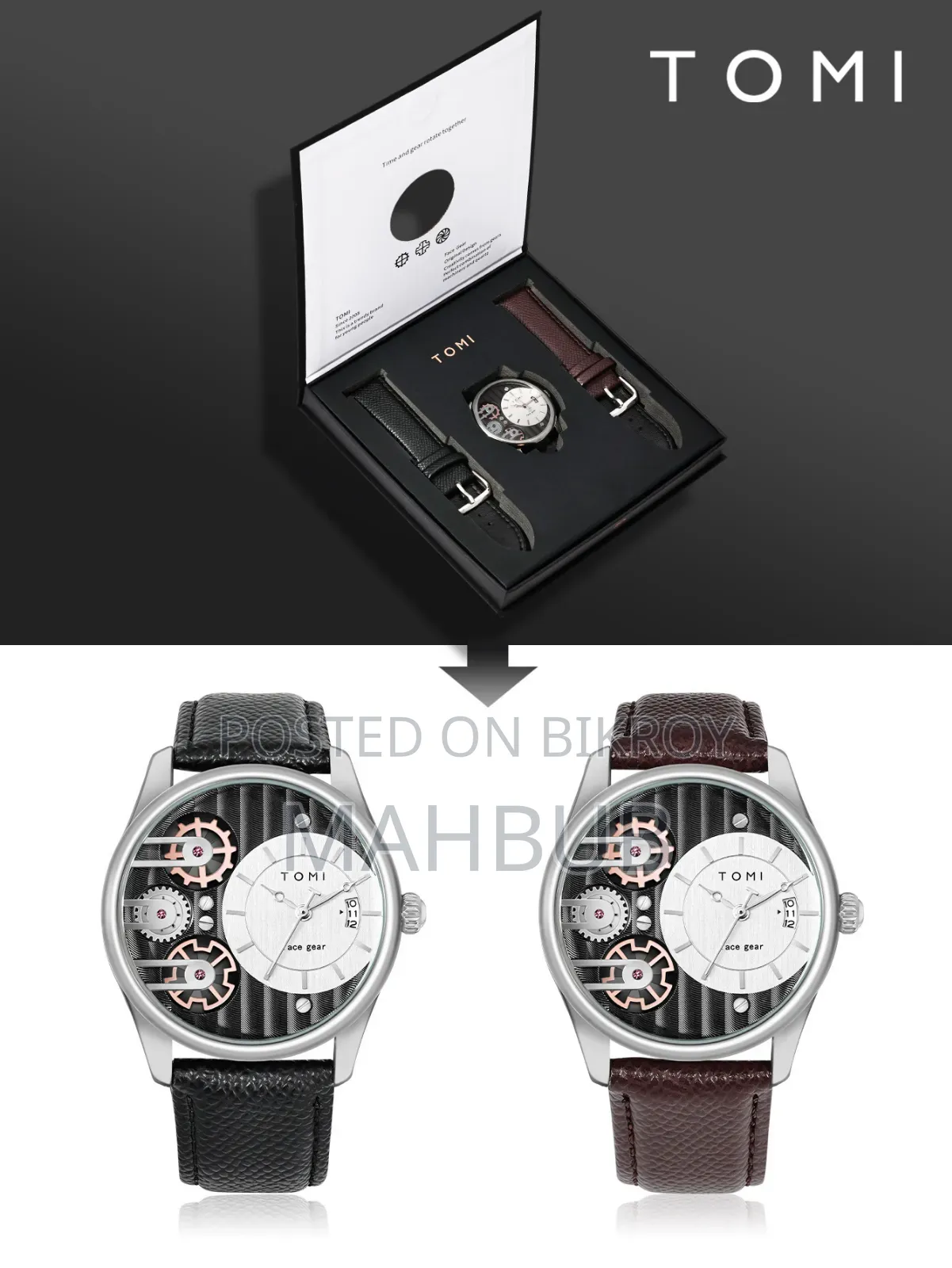Tomi Face Gear T106 Smart Watch - Brand New