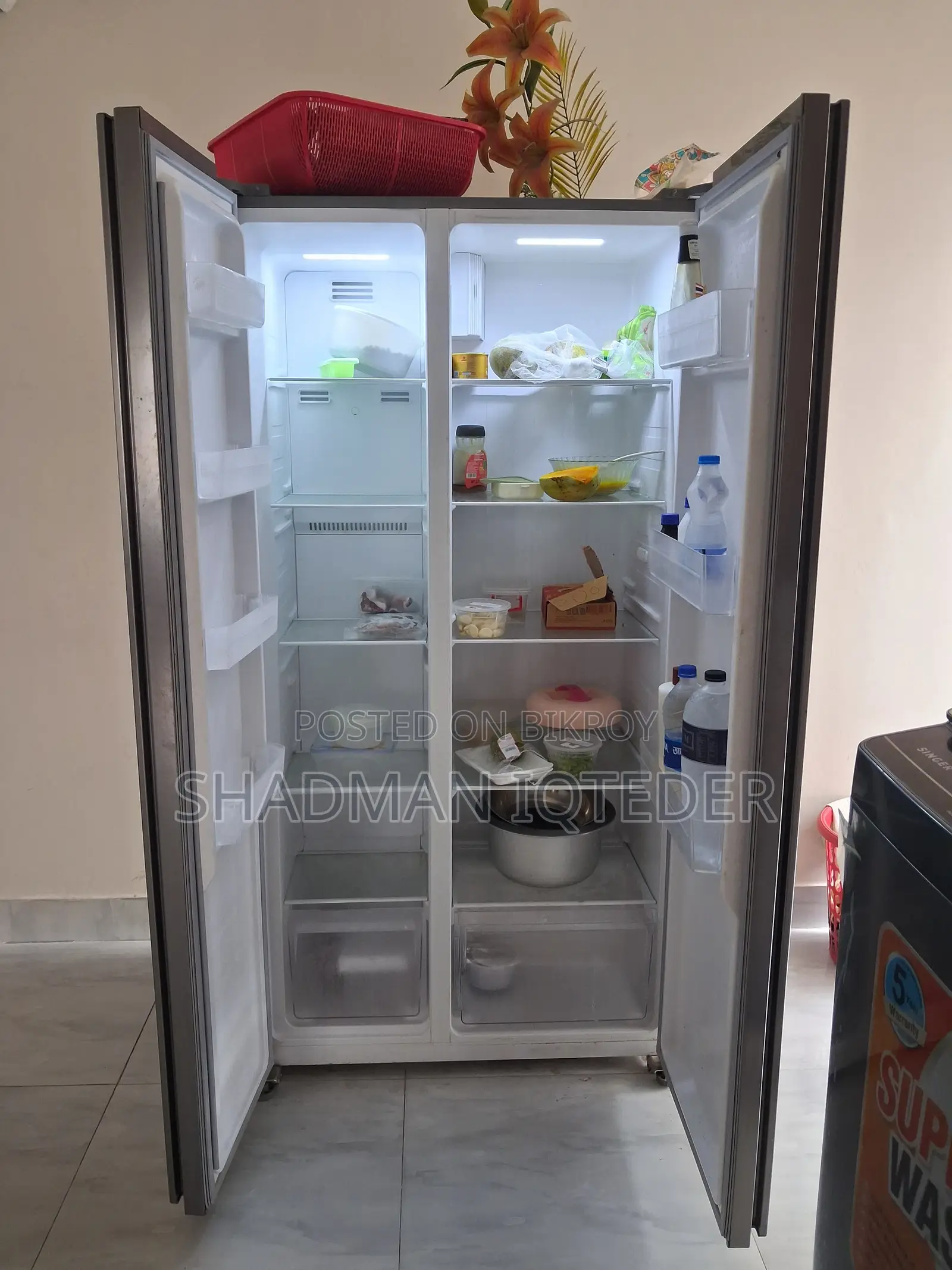 Singer Side by Side 436 Litre Refrigerator
