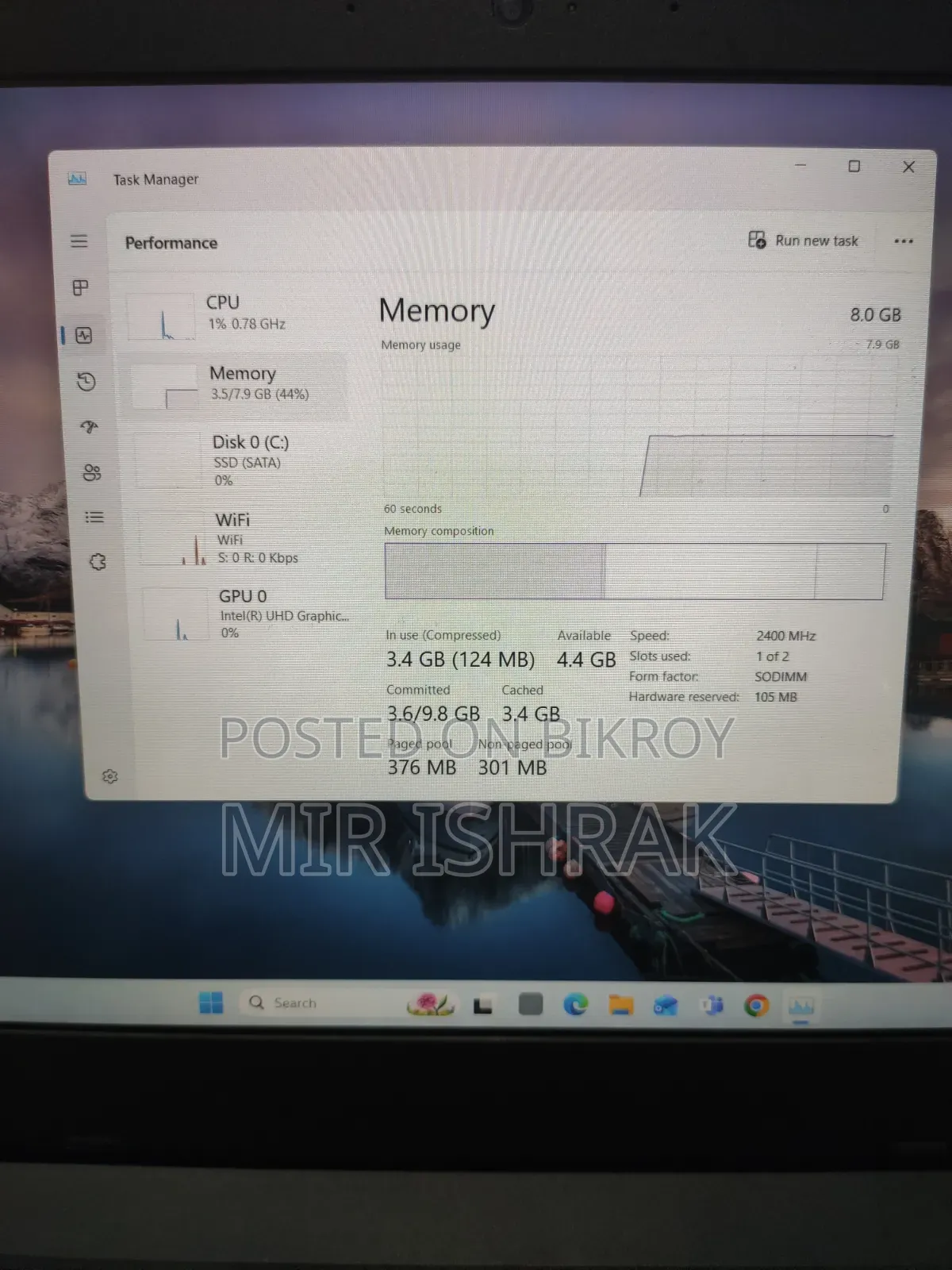 Laptop Lenovo ThinkPad L480 8GB Intel Core I5 SSD 256GB