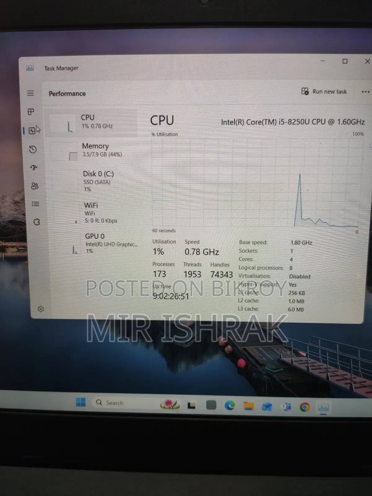 Laptop Lenovo ThinkPad L480 8GB Intel Core I5 SSD 256GB
