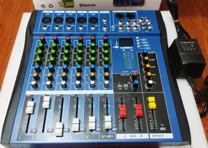 6-Channel Professional USB Mixer (Bluetooth, USB Display)