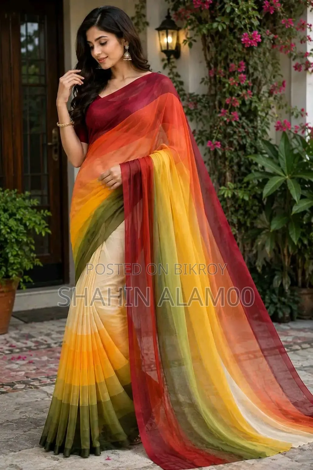 Rongdhonu Georgette Saree