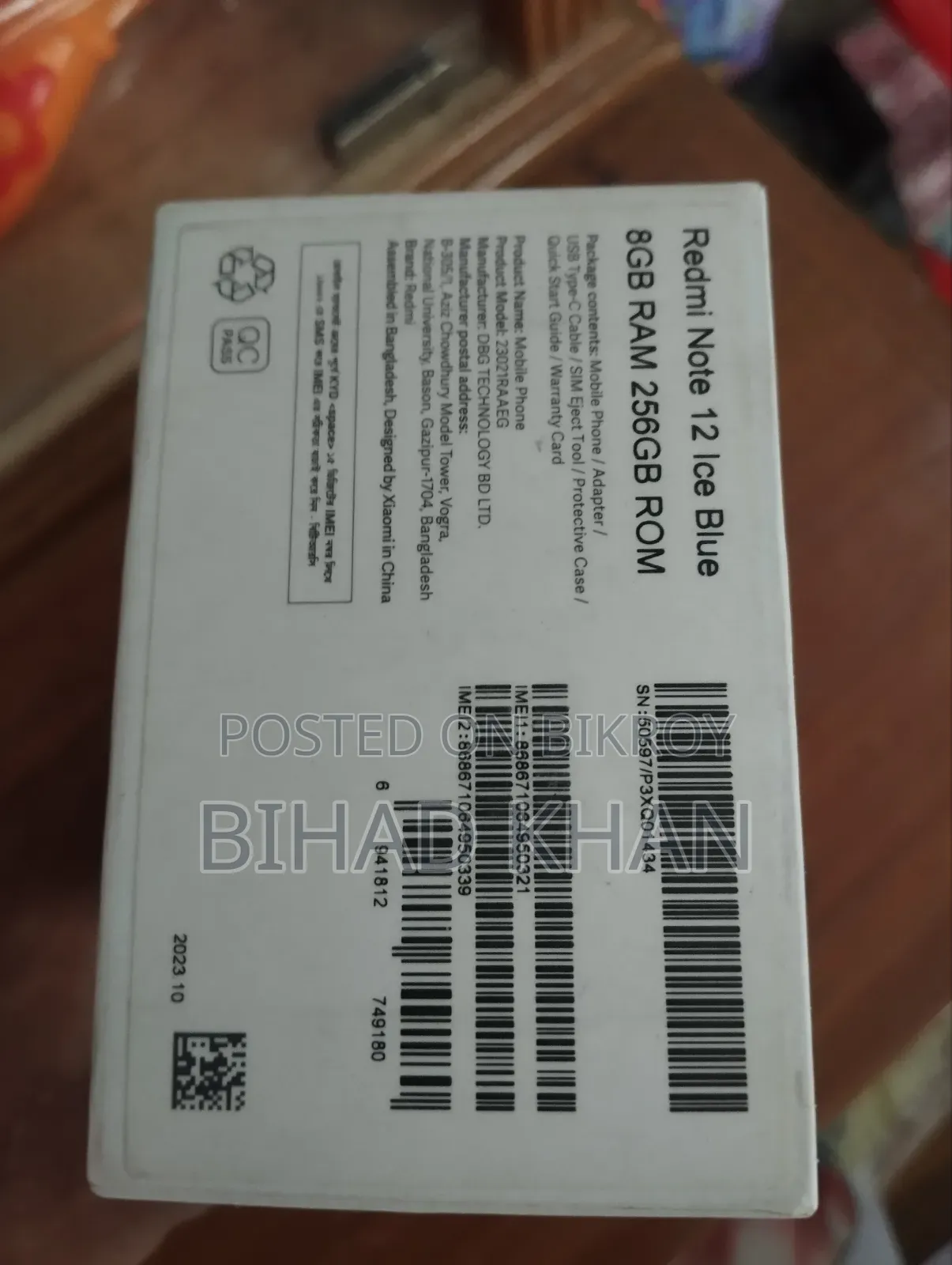 Xiaomi Redmi Note 12 256 GB