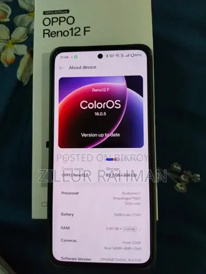 New Oppo Reno12 F 4G 256 GB Green