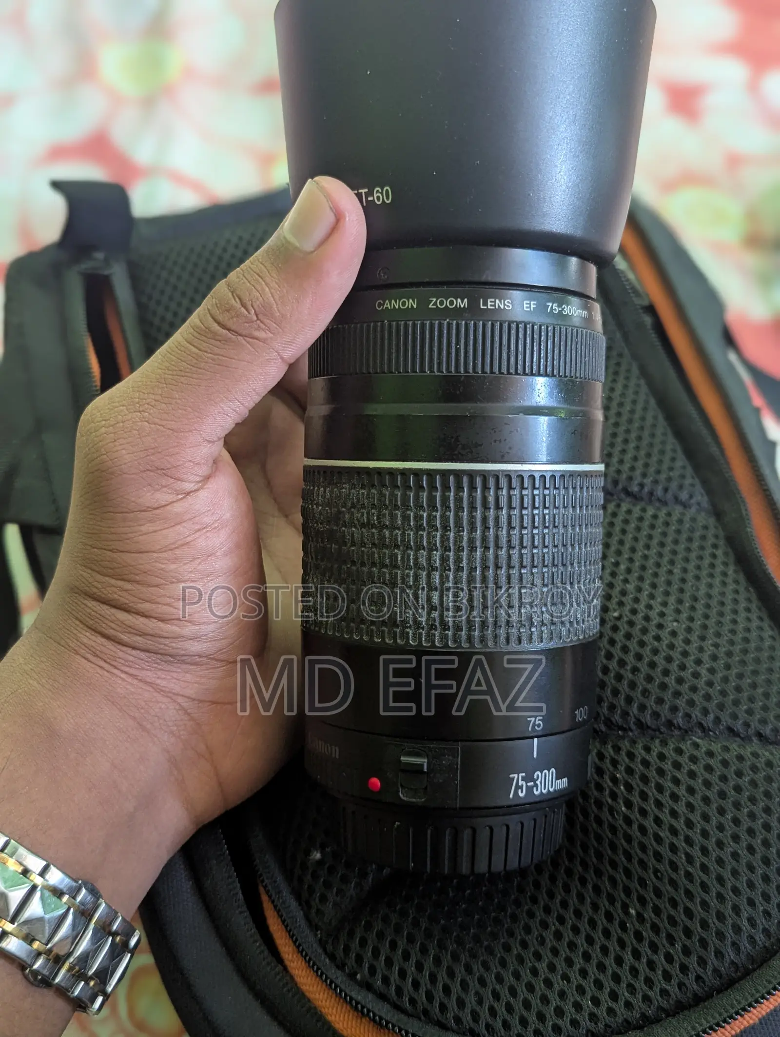 Canon EOS Kiss X7i With 50mm 75-300mm Lens
