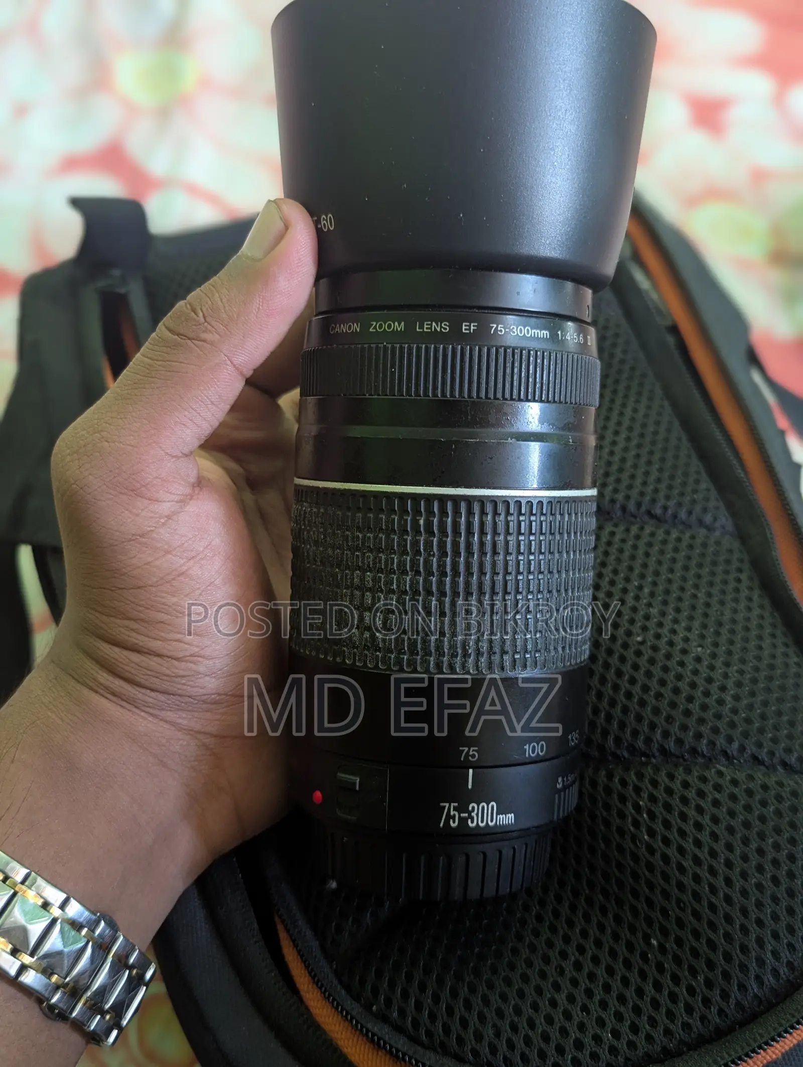 Canon EOS Kiss X7i With 50mm 75-300mm Lens