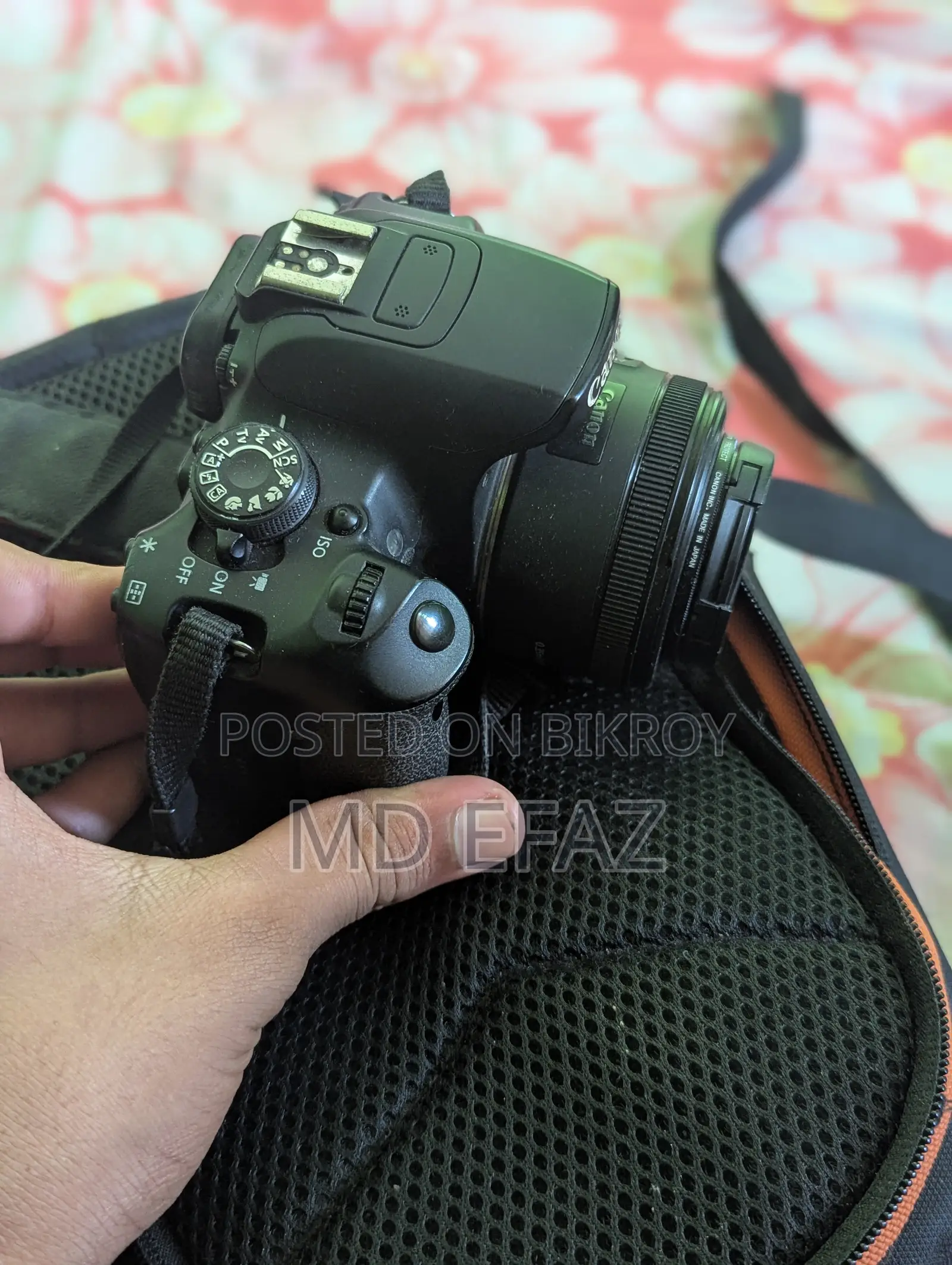 Canon EOS Kiss X7i With 50mm 75-300mm Lens