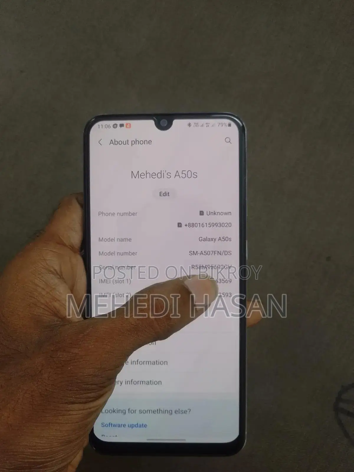 Samsung Galaxy A50s 128 GB White