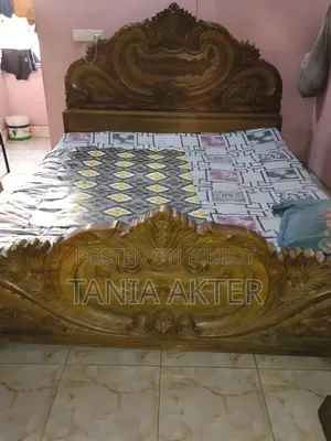 ৬/৭ চট্টগ্রাম সেগুন কাঠের খাট
