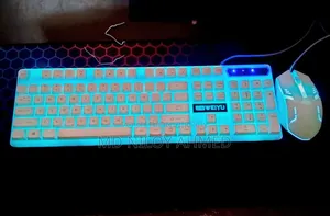 Brand New Semi Mechanical Gaming Keyboard Combo Full Intec Box