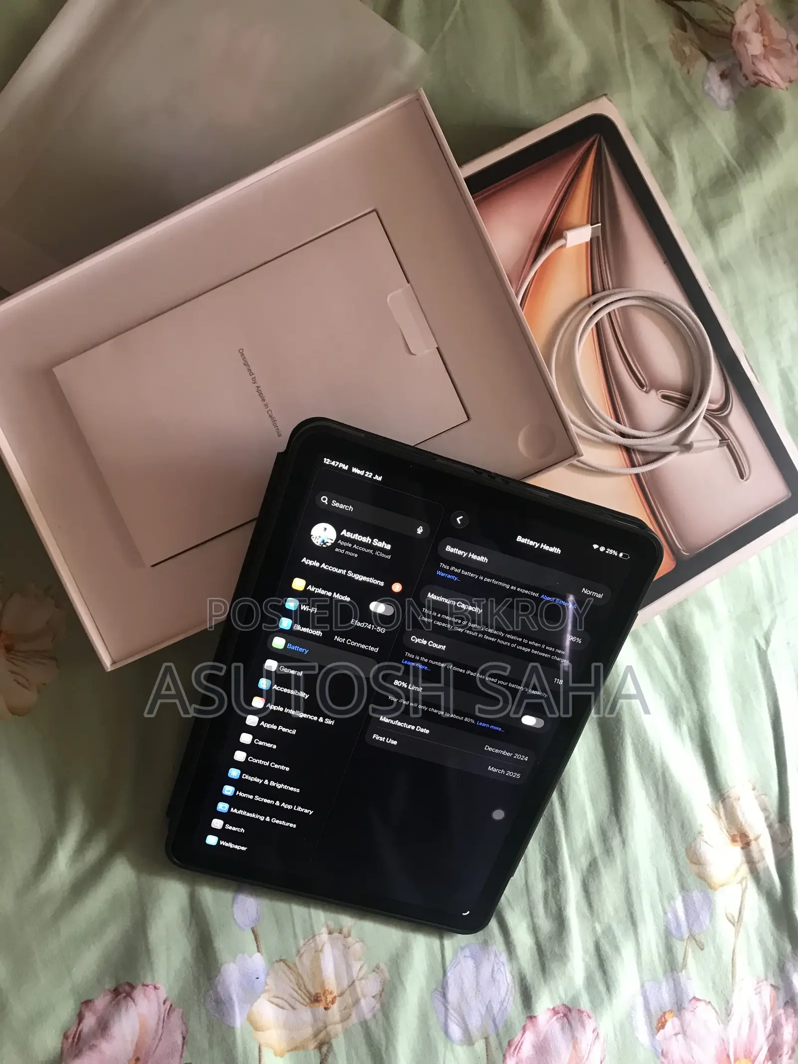 Apple iPad Air 11 (2024) 128 GB Silver