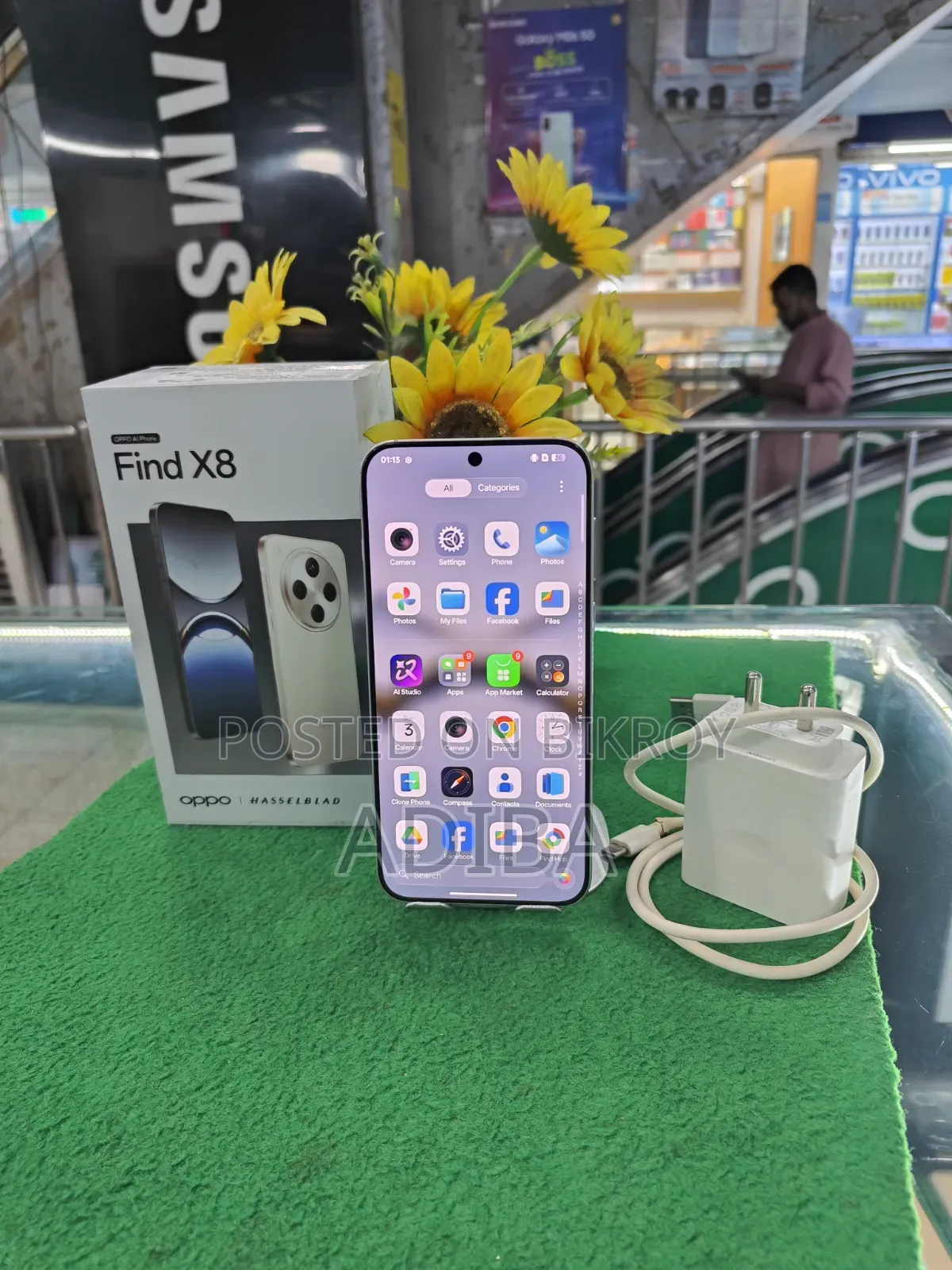 Oppo Find X8 256 জিবি সিলভার