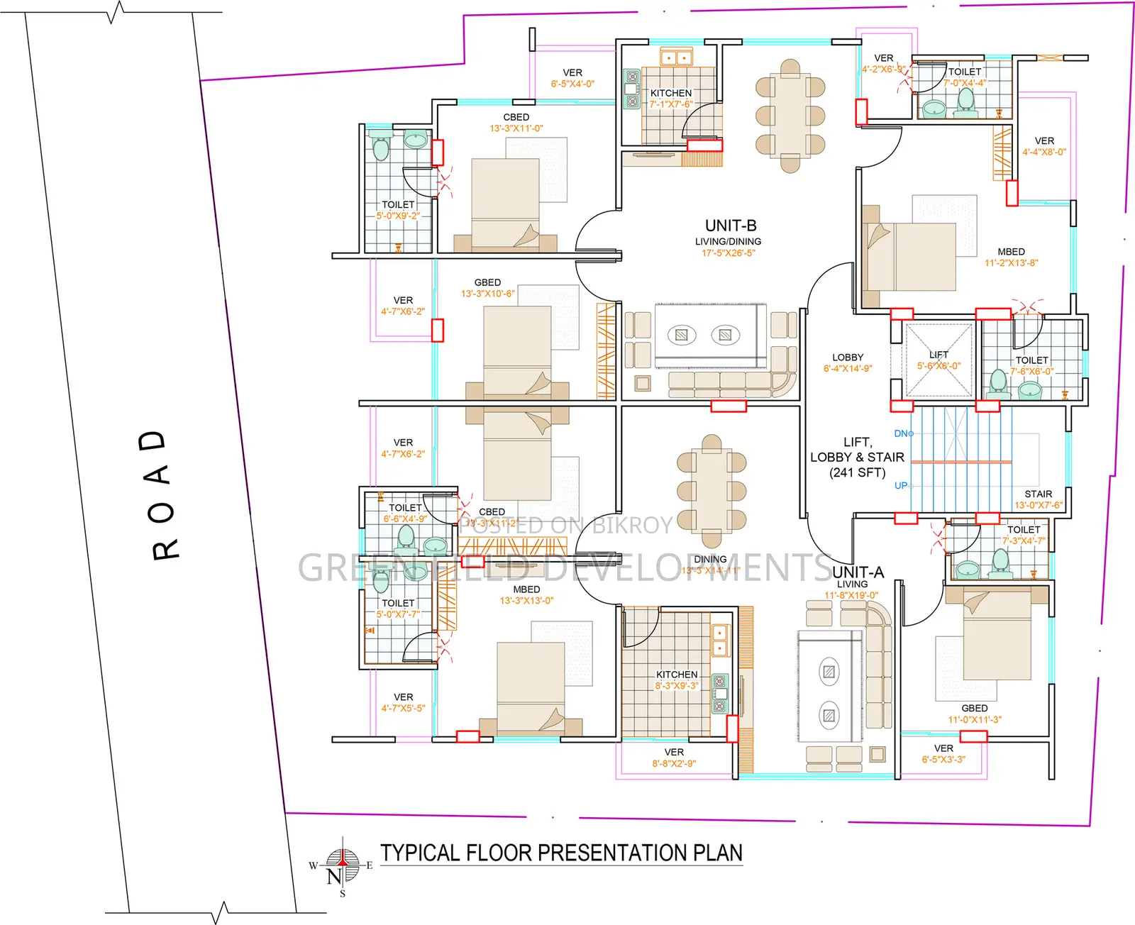3-Bedroom Apartment in Green Field, Dhanmondi for sale
