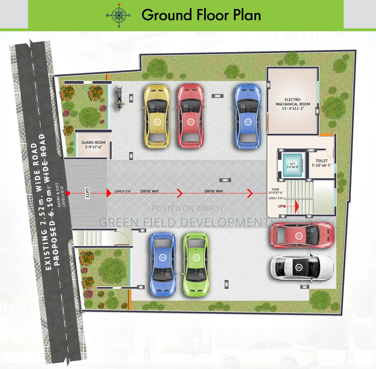 3-Bedroom Apartment in Green Field, Dhanmondi for sale