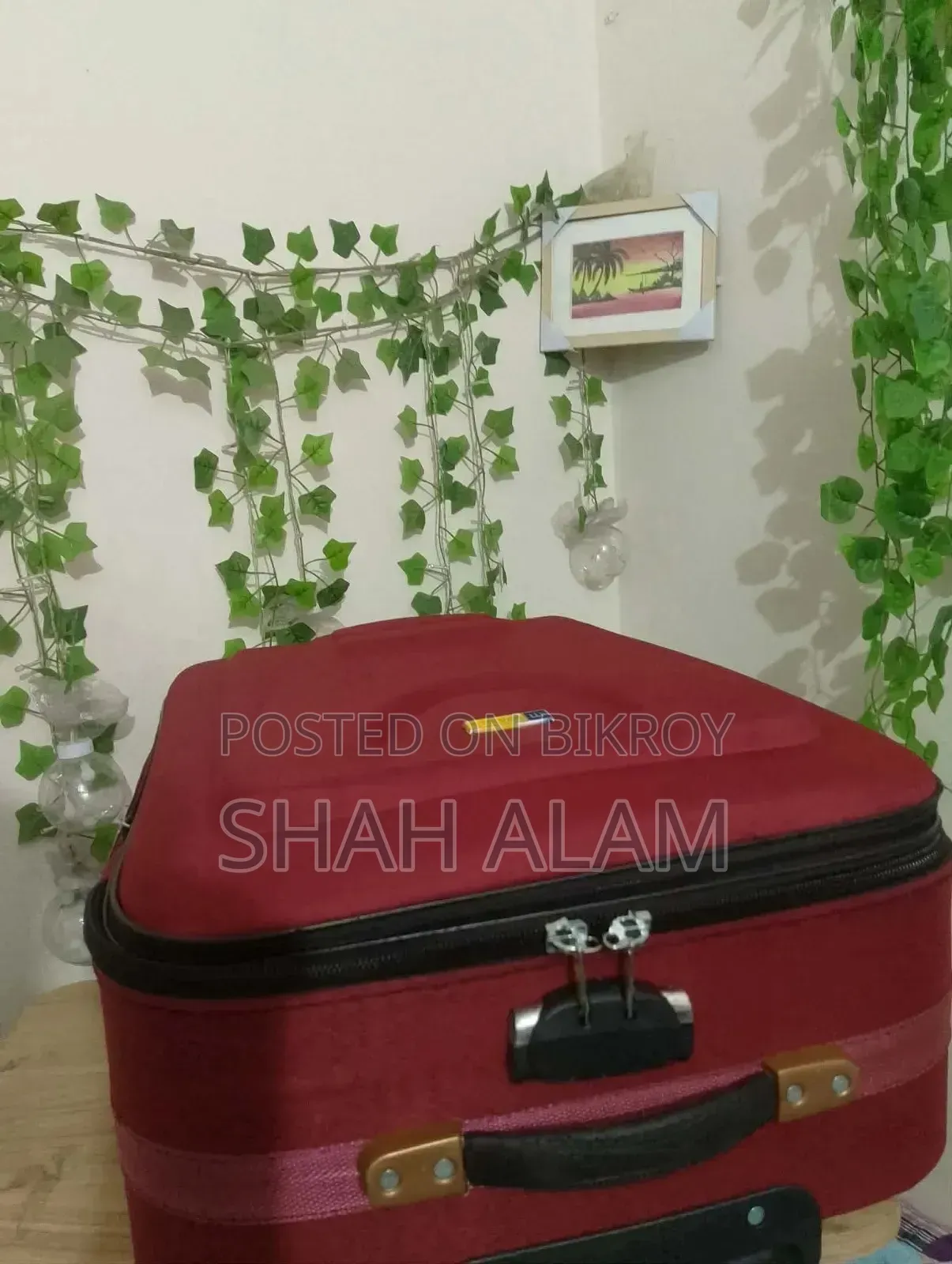 Attractive Red Trolley Luggage for Sale!