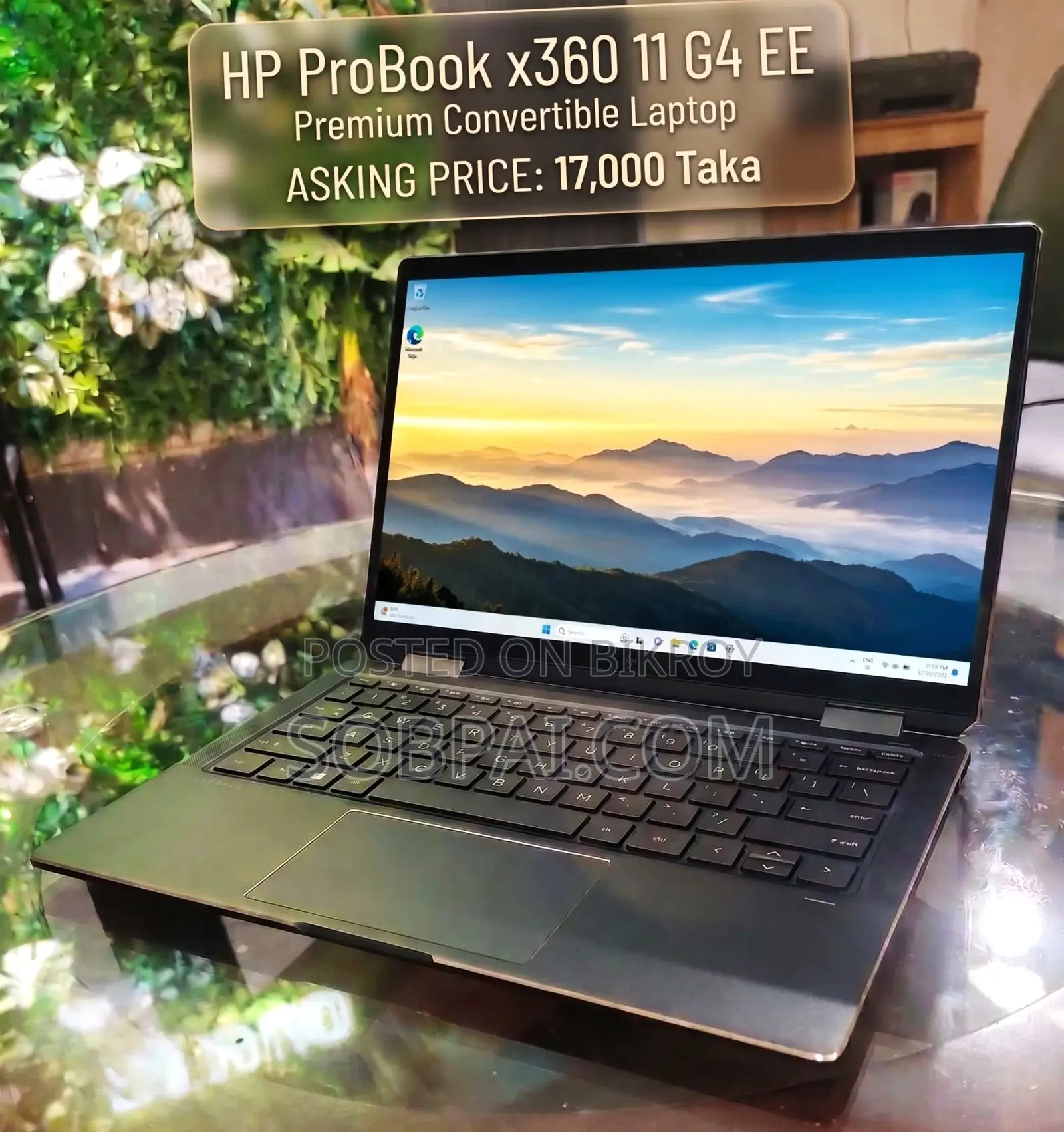 Laptop HP ProBook X360 11 G4 8GB Intel Core I5 SSD 128GB