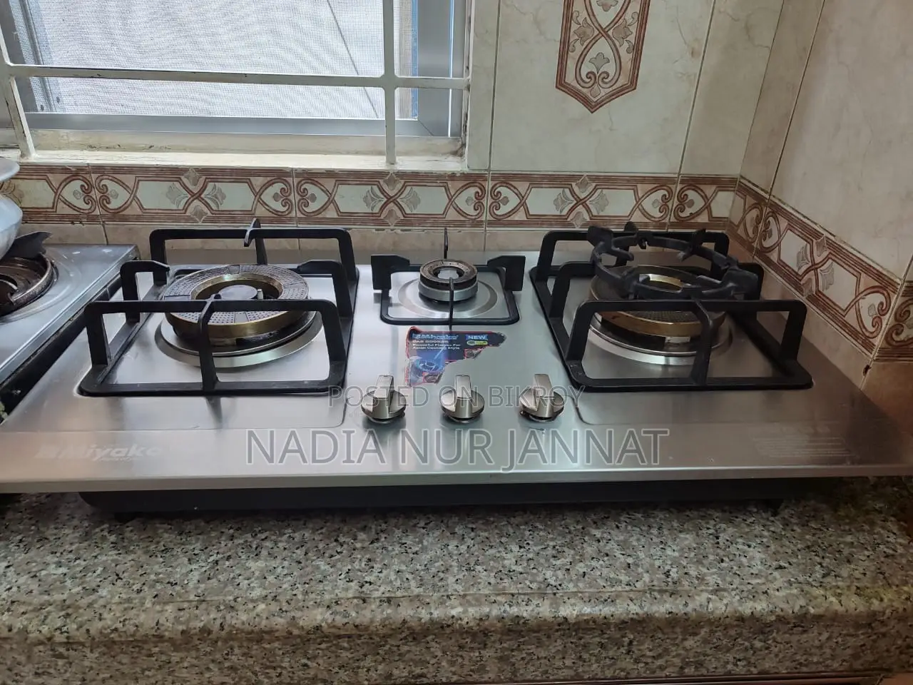 Miyako 3 Burner Gas Stove