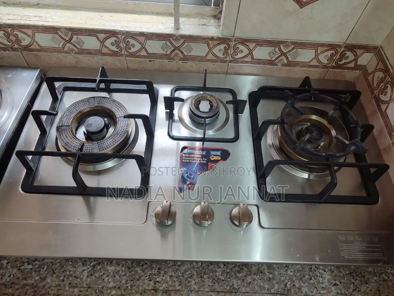 Miyako 3 Burner Gas Stove