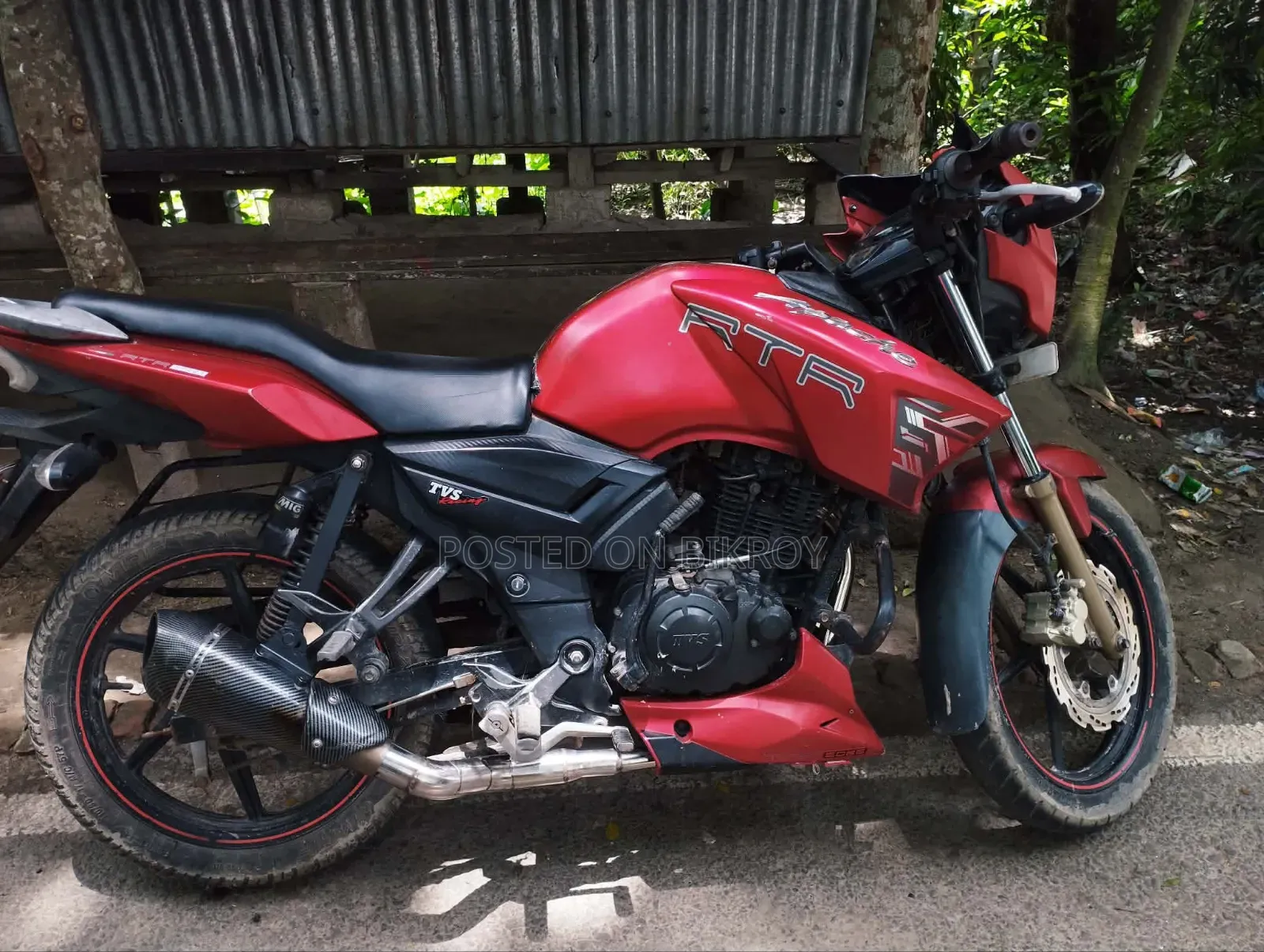 TVS Apache RTR 160 2V 2017 Red