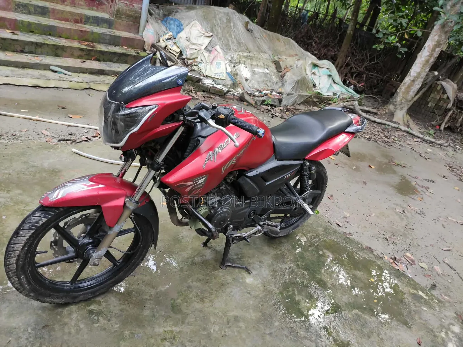 TVS Apache RTR 160 2V 2017 Red