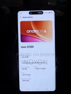 Vivo X100 256 GB Black