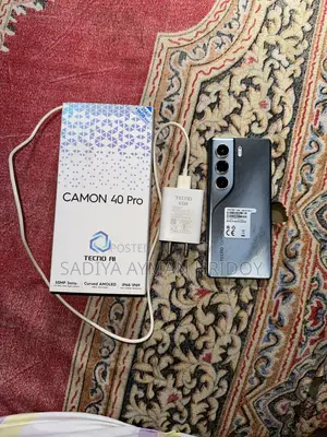 New Tecno Camon 40 Pro 4G 256 GB Black